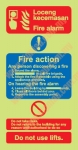 Photoluminescent Fire Extinguisher F029L
