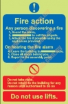 Photoluminescent Fire Extinguisher F022L