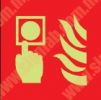 Photoluminescent Fire Extinguisher F003L