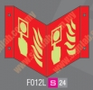 Photoluminescent 3D Signs F012L